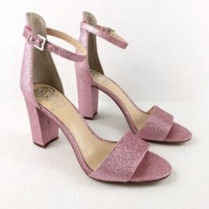 VINCE CAMUTO Pink Corlina Ankle Strap Sandal